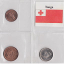 Tonga Set composto da 1 - 2 - 5 - Seniti anni misti Quasi Fior di conio